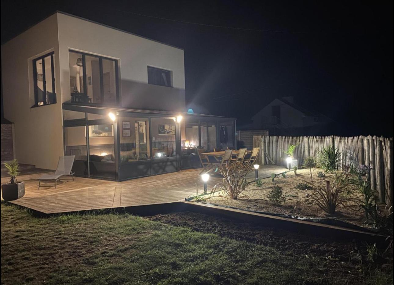 Villa Face Aux Isles Saint-Marcouf Esterno foto